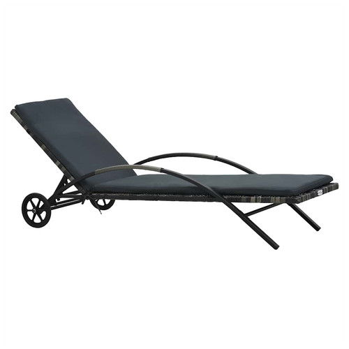 Sun lounger anthracite - sun,