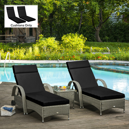 Set sun lounger cushions - set,