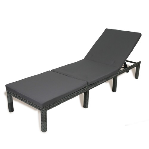 Solterra rattan sun lounger - sun, &
