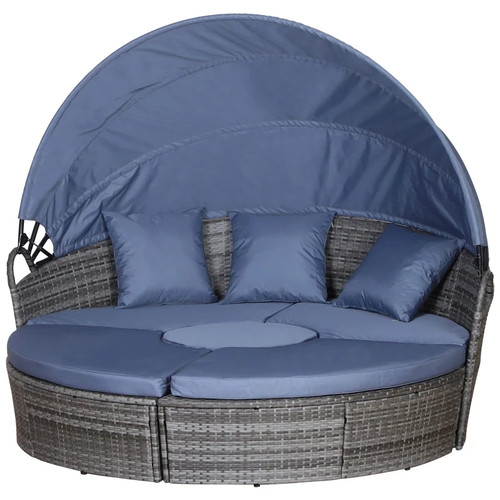 Outsunny rattan garden - outsunny, daybed