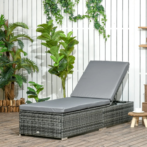 Patio rattan sun - rattan, lounger