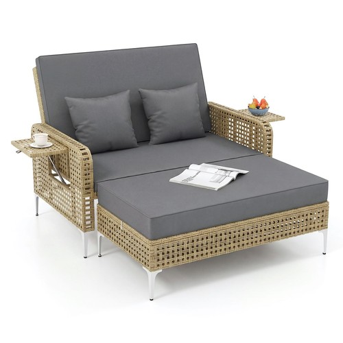 Costway piece patio daybed - 2-piece,