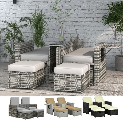Level adjustable rattan sun - 5-level,