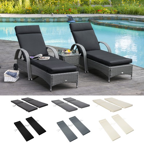 Set sun lounger cushions - set,