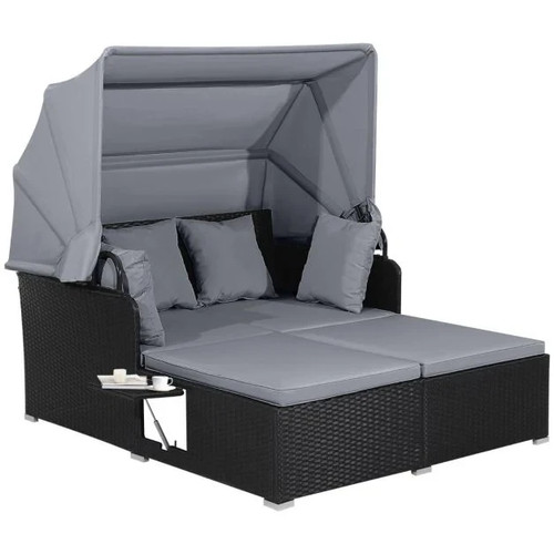 Costway garden rattan daybed - costway,