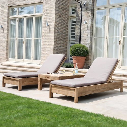 3pcs outdoor sun - outdoor, lounger
